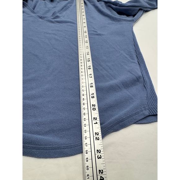 PJ Salvage Peachy In Color Long Sleeve and Pant Lounge Set Womens Size XS Blue - Picture 12 of 13